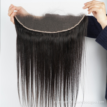 Swiss Virgin Real 12a Thin Bundles with Transparent 613 hd 13x6 Cuticle Aligned Hair Lace Frontal hd